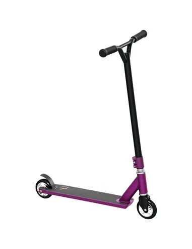 HOMCOM Stunt Scooter, 360° Entry Level Tricks Scooter w/ Lightweight Aluminium Deck and ABEC 7 Bearing, For Age 14+ Beginners, P