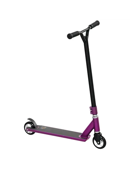 HOMCOM Stunt Scooter, 360° Entry Level Tricks Scooter w/ Lightweight Aluminium Deck and ABEC 7 Bearing, For Age 14+ Beginners, P