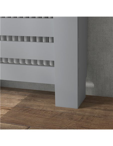 HOMCOM 95.5H x 78Wcm Radiator Cover, with Drawer - Grey
