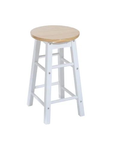 HOMCOM 3 Pieces Dining Room Set, Mobile Foldable Dining Table and 2 Stools with Storage Shelf, 2 Drawers and 6 Wheels, Drop Leaf