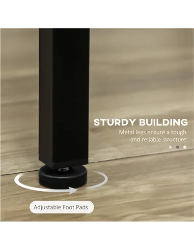 HOMCOM Five-Piece Industrial-Style Bar Table Set - Brown/Black