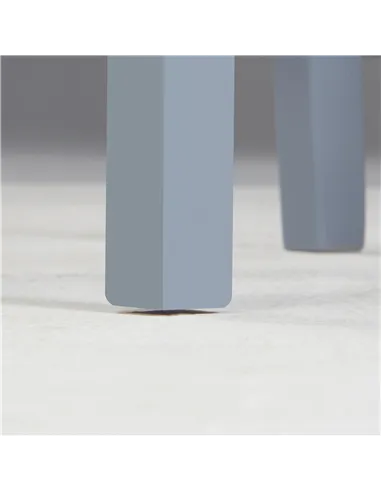 HOMCOM Dining Chairs Set of 4, Kitchen Chair with Slat Back, Pine Wood Structure for Living Room and Dining Room, Grey