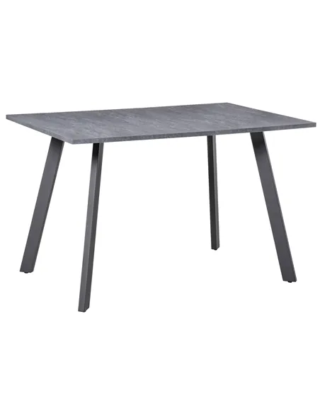 HOMCOM Dining Table, Contemporary Rectangle Kitchen Table with Metal Legs and Spacious Tabletop for Dining Room, Living Room, Da