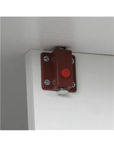 HOMCOM Four-Person Drop Leaf Dining Table - White