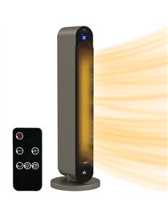 HOMCOM 2kW PTC Ceramic Tower Heater, 10-35°C Temperature Range