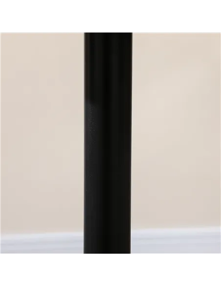 HOMCOM 75H x Φ70cm Two-Person Minimalistic Dining Table - Black