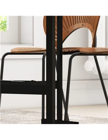 HOMCOM Mobile Drop Leaf Table, Folding Dining Table with 6 Wheels & Brakes, Kitchen Table for Small Spaces, Grey Marble Effect