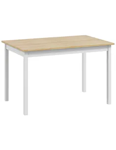 HOMCOM Four-Seater Farmhouse-Style Wooden Table