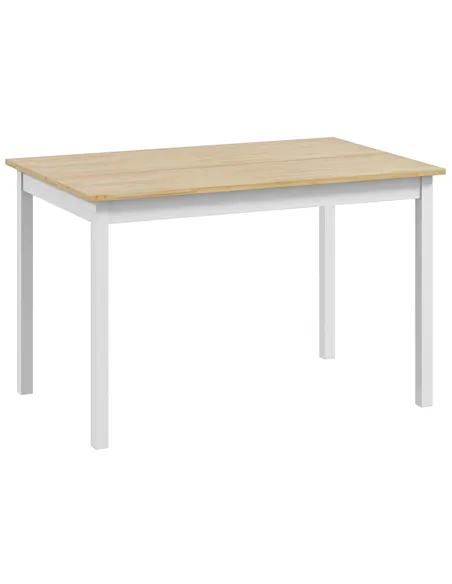 HOMCOM Four-Seater Farmhouse-Style Wooden Table