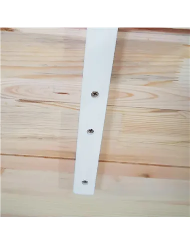 HOMCOM Four-Seater Farmhouse-Style Wooden Table