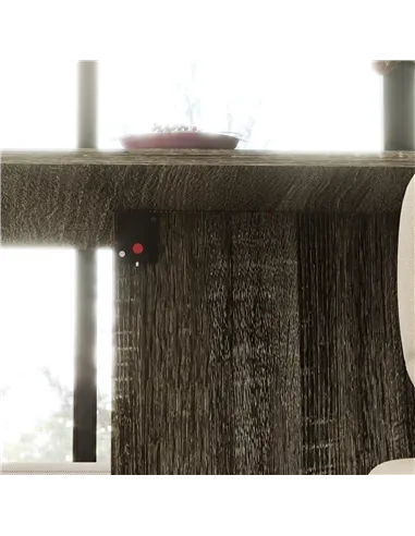 HOMCOM Folding Dining Table, Drop Leaf Table with 2-Tier Shelves, Rolling Casters, for Small Spaces, Kitchen, Grey