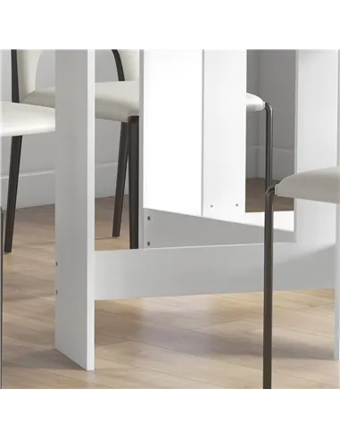 HOMCOM Folding Dining Table, Drop Leaf Table for Small Spaces, Oval Tabletop for Dining Room, Ash Wood-Effect