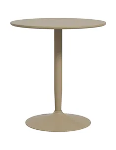 HOMCOM 75H x Φ70cm Two-Person Minimalistic Dining Table - Light Brown