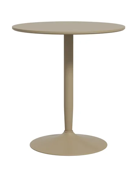 HOMCOM 75H x Φ70cm Two-Person Minimalistic Dining Table - Light Brown
