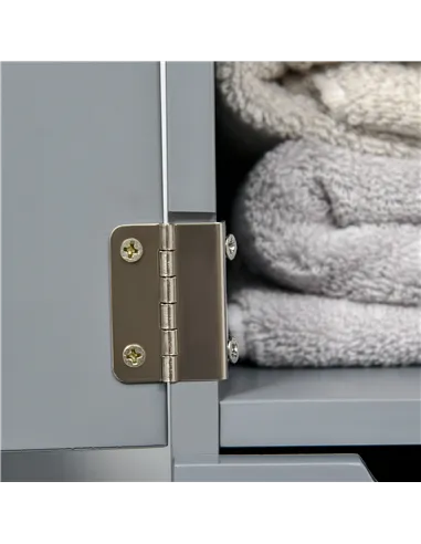 HOMCOM Tall Bathroom Cabinet, Freestanding Bathroom Storage Cabinet with 2-Tier Shelf and Drawers, Narrow Cupboard Storage Unit,