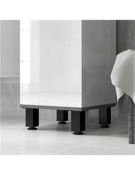 HOMCOM 190cm Slim Bathroom Storage Cabinet - White
