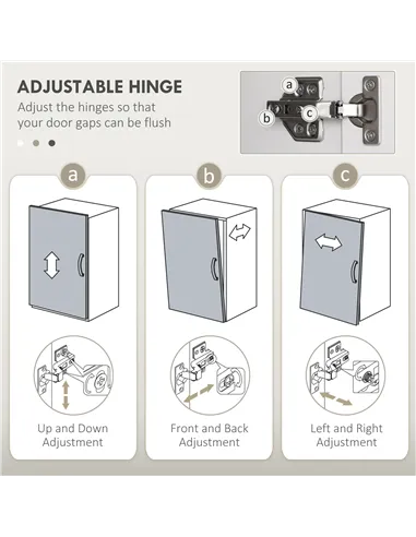 HOMCOM Modern Under-Sink Bathroom Cabinet - High Gloss White