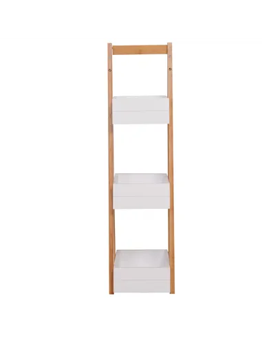 HOMCOM 3 Tier Bathroom Shower Caddy Freestanding Rack Storage Unit Shelf Organiser