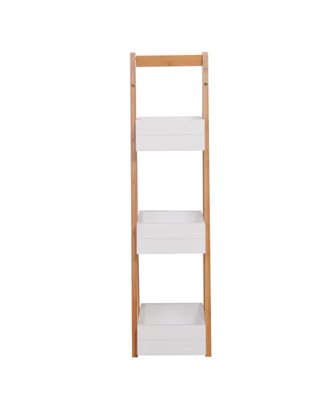 HOMCOM 3 Tier Bathroom Shower Caddy Freestanding Rack Storage Unit Shelf Organiser
