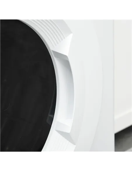 HOMCOM 6kg Vented Tumble Dryer, Freestanding, Wall Mounted, Stackable, Portable Dryer with 7 Programmers, White
