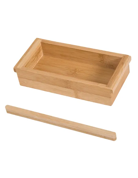 HOMCOM Extendable Bamboo Bathtub Shelf Rack Bath Caddy Tray Bathroom Storage, Set of 2