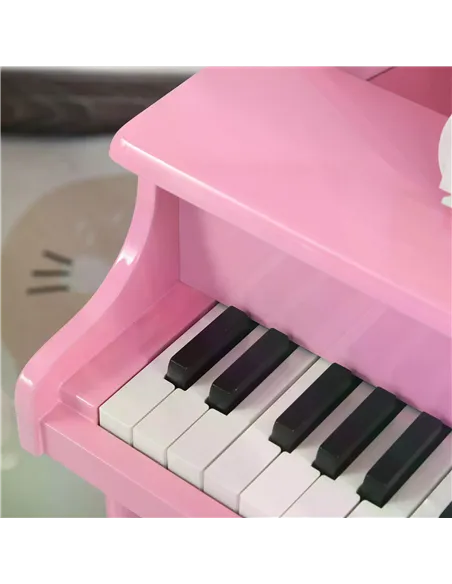 HOMCOM 30 Keys Mini Kids Piano for Child with Music Stand and Bench Best Gifts Toy