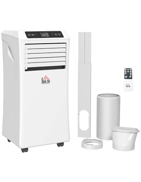 HOMCOM 10000 BTU Air Conditioning Unit, 3-in-1 Portable Air Conditioner, Dehumidifier, Cooling Fan with Remote Control, Digital 