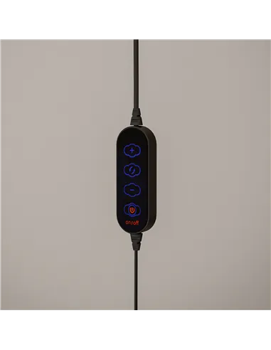 HOMCOM LED Desk Lamp with Clamp, Double Head Table Lamp with 3 Colour Modes & 10 Brightness Levels, Flexible Gooseneck Reading D