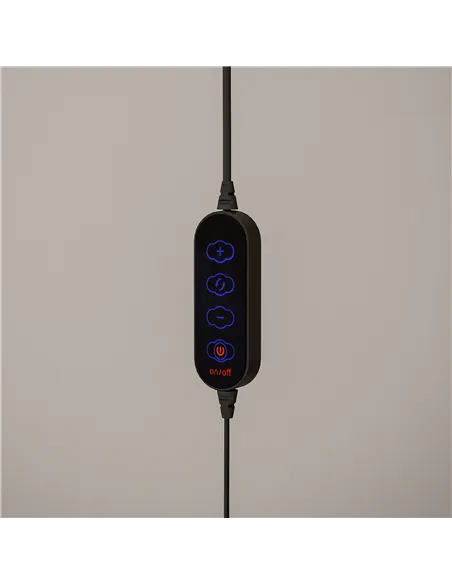 HOMCOM LED Desk Lamp with Clamp, Double Head Table Lamp with 3 Colour Modes & 10 Brightness Levels, Flexible Gooseneck Reading D