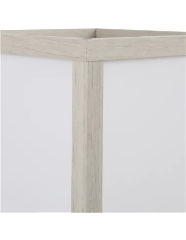 HOMCOM 3-Tier Floor Lamp, Floor Light with Storage Shelf, Reading Standing Lamp with Acrylic Shade for Living Room, Bedroom, Kit