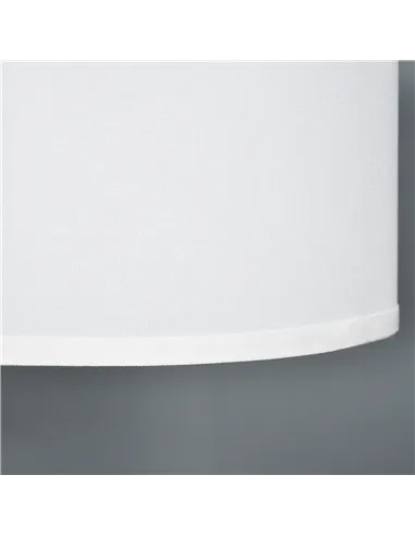 HOMCOM Floor Lamp, Modern Standing Light with Linen Lampshade, Round Base for Living Room, Bedroom, Dining Room, 153cm, Gold and