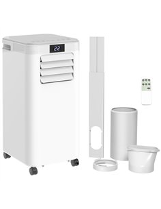 HOMCOM 8000 BTU Air Conditioning Unit, 3-in-1 Portable Air Conditioner, Dehumidifier, Cooling Fan with Remote Control, Digital D