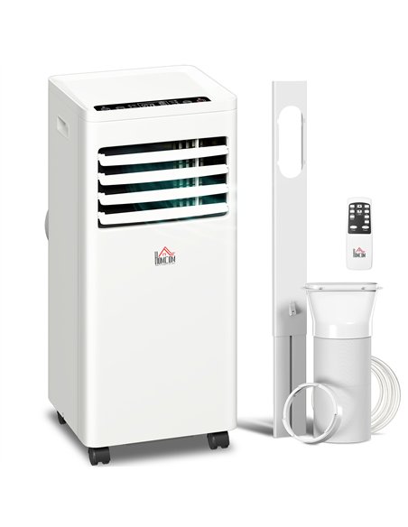 HOMCOM Portable Air Conditioner 5000 BTU, 4-in-1 Cooling, Dehumidifier, Fan, Sleep Mode, Air Conditioning Unit with Digital Disp