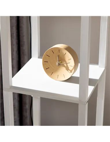 HOMCOM 156cm Floor Lamp Shelving Unit - White