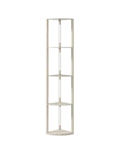 HOMCOM Three-Tier Corner Floor Lamp