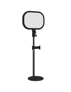 HOMCOM Selfie Light for Video Conference Lighting, Dimmable Desk Lamp with Stand Phone Holder, 5 Colour Modes & 10 Brightness Le