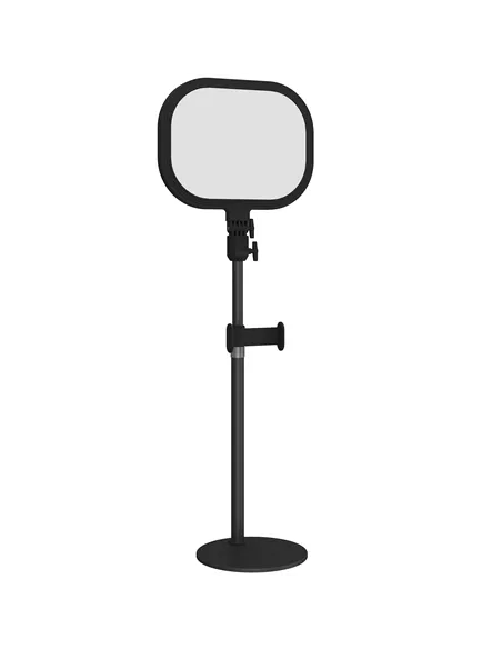 HOMCOM Selfie Light for Video Conference Lighting, Dimmable Desk Lamp with Stand Phone Holder, 5 Colour Modes & 10 Brightness Le