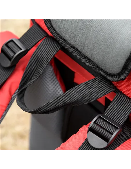 HOMCOM Baby Hiking Backpack Carrier Child Carrier with Ergonomic Hip Seat Detachable Rain Cover Adjustable Straps Stand for Todd