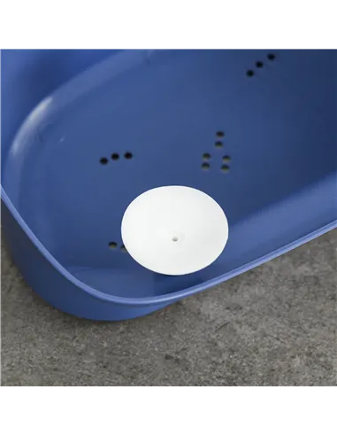 HOMCOM Baby Bathtub for 0-6 Years Collapsible Non-Slip Portable with Stool Seat for Newborns Infants Toddlers Kids - Yellow