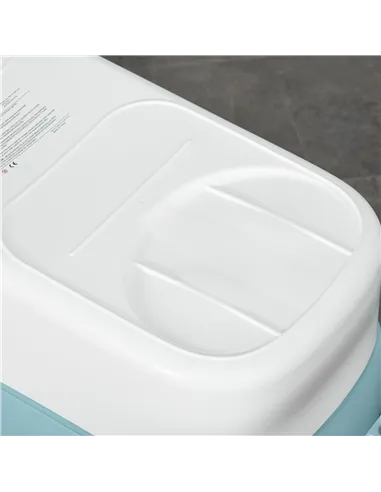 HOMCOM Foldable Bathtub Kids Bath Tub with Lid Large Freestanding Bathtubs Home Sauna for Toddler Children Teenage 1 - 12 Years