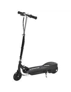 HOMCOM Folding Kids Electric Scooter Ride on Toy, Age 7-14-Black