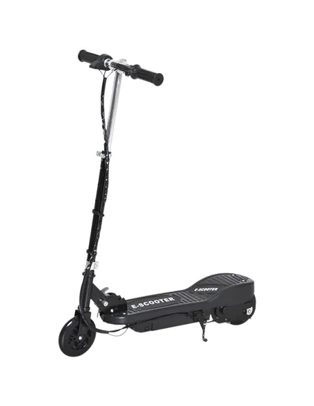HOMCOM Folding Kids Electric Scooter Ride on Toy, Age 7-14-Black