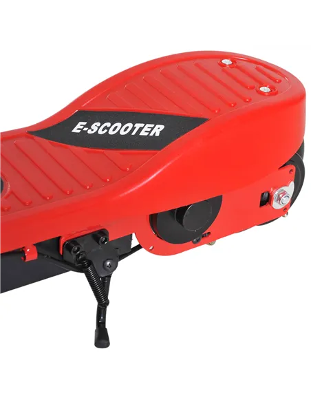 HOMCOM Folding Electric Kids Scooter Ride on Age 7-14, Red/Black