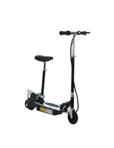 HOMCOM Electric Scooter for Kids, Foldable Powered Scooters for Age 7-12 with 120W Motor, Up to 10 KM/H & 8 KM, Adjustable Ride 