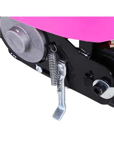 HOMCOM Foldable Electric Scooter Ride on for Kids 12V 120W W/Brake Kickstand-Pink