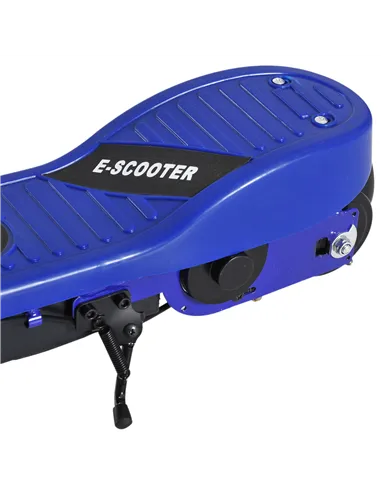 HOMCOM Folding Electric Kids Scooter Ride on Age 7-14, Blue/Black