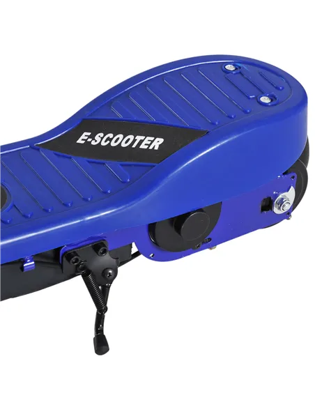HOMCOM Folding Electric Kids Scooter Ride on Age 7-14, Blue/Black