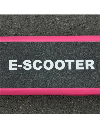 HOMCOM Electric Scooter, 120W Motor E-Scooter, Adjustable Height, Rear Brake for Ages 6+ Years - Pink