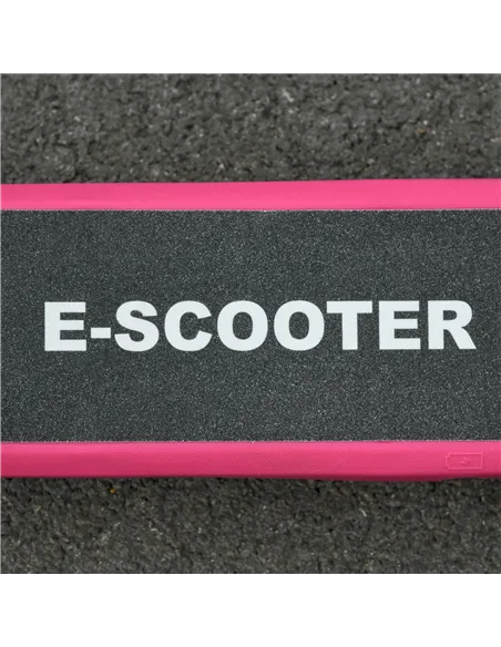 HOMCOM Electric Scooter, 120W Motor E-Scooter, Adjustable Height, Rear Brake for Ages 6+ Years - Pink