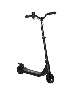 HOMCOM Electric Scooter, 120W Motor E-Scooter, Adjustable Height, Rear Brake for Ages 6+ Years - Black